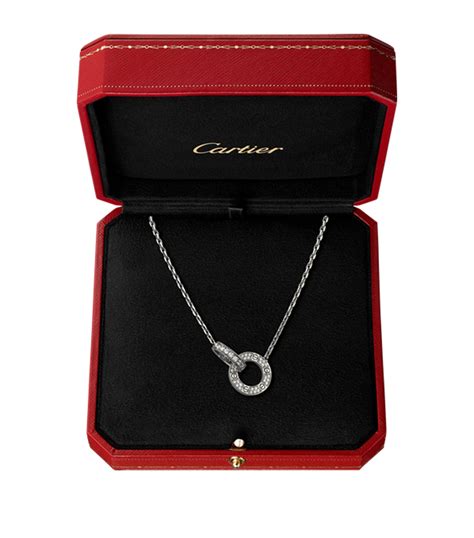 cartier necklace amulette|cartier interlocking necklace.